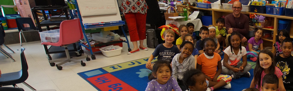 students in a classroom